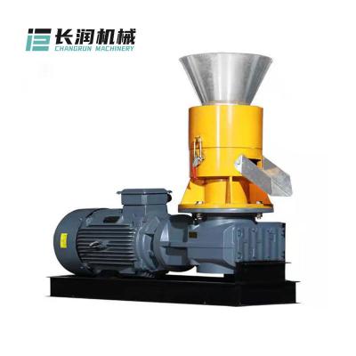 China Make Biomass Pellets Grass Biomass Sawdust Pellet Press Machine Flat Die Biomass Pellet Making Machine Small Wood Pellet Mill Machine for sale