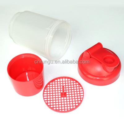 China 2020 Sustainable Shaker Bottle Shaker Brand Printing Shaker With Compartment for sale