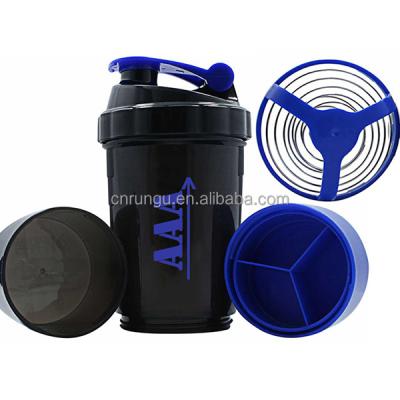 China Viable BPA Free Powder Water Wholesale Best Protein Shaker Bottle for sale