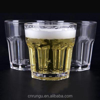 China Unbreakable Short Glass Octagon Juice/Wine/Beer Mug For Beer Wine for sale