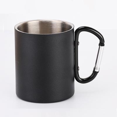 China Wholesale Stainless Steel Sustainable Travel Metal Coffee Climbing Beer Mug With Custom Private Label Logo for sale