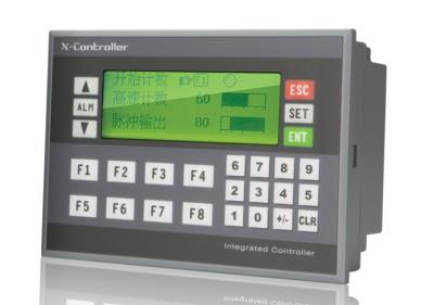 China Touch Screen Integrated PLC And HMI 16 I/O Transistor And Relay Output 3.7'' HMI for sale