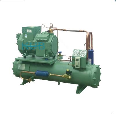 China Water Cooled Unit 5HP Model Freezer 4DES-5 Refrigeration Compressor Part KUB WN05 4DES-5M Cold Condensing Units for sale