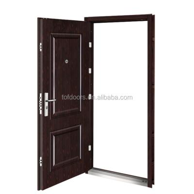 China Low Price Commercial Design Security Interior Metal Entry Door à venda