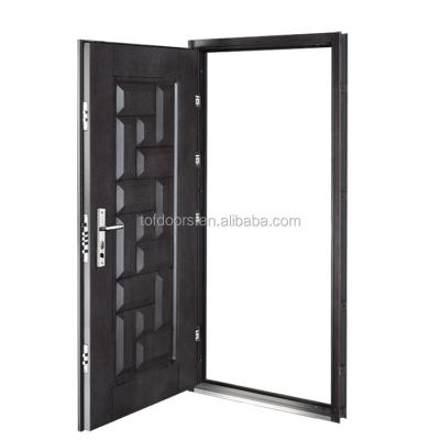 China S.S Handle Soundproof Solid Durable Front Exterior Security Doors Design For House Te koop