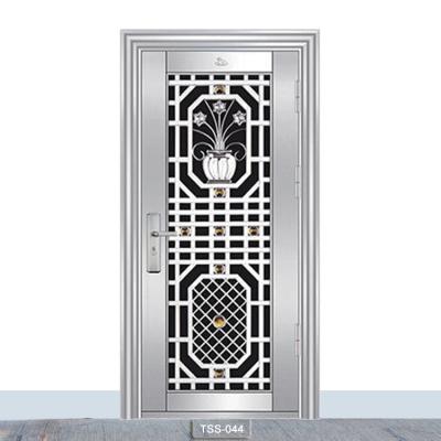 China Economical House Door wrought Iron Interior Gate Stainless Steel Grill Door Design en venta