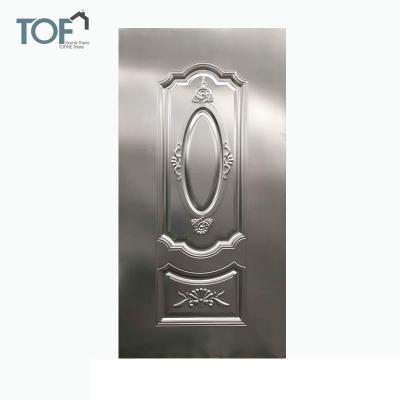 China Iron Sheet Board Design Embossed Stamped Steel Door Sheet skin For Steel Door Te koop