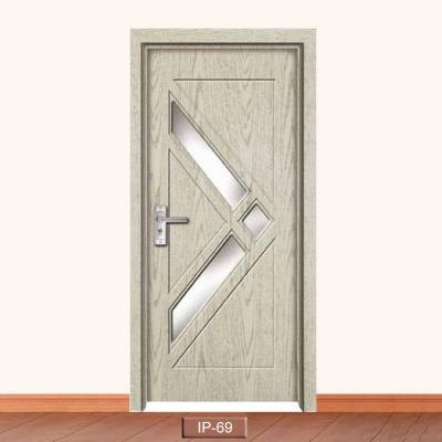 China Different Colors Interior Door Wooden Door Entry Position Cheap Steel Bedroom Door for sale