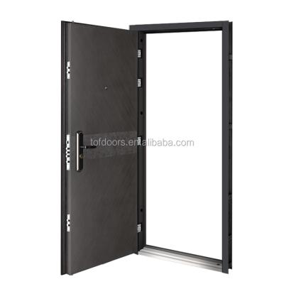 China Factory Directly Sale Novel Style Moistureproof Single Steel Doors Design Metal Entry Doors à venda