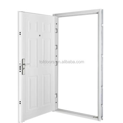 China CE Certificate Anti-sunshine Morden House White Steel Interior Doors Metal with 13 Lock Points for sale