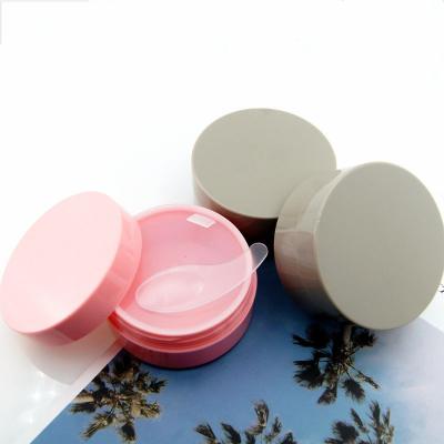 China Plastic Cosmetic Skin Care Cream 100g Eye Patch Packaging Jar Body Scrub Gel Jar Cosmetics Container For Skin Care for sale