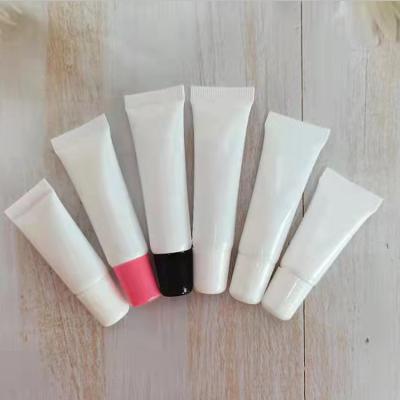 China Cosmetic White Lip Gloss 10ml Liquid Plastic Tube Packaging 5g 15g 10g Stain Goods 5ml 5ml Squeeze Lipstick Cosmetic Container Tubes for sale