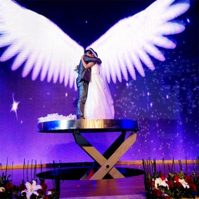 China Custom Hydraulic Motorized Rotating Car Lift Turntable Platform Stage for sale