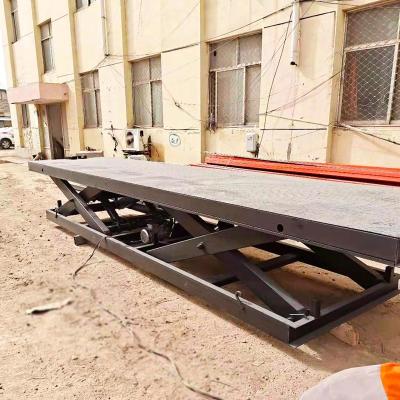 China Custom Electric Hydraulic Lift Stage, Fixed Fork Lifting Platform, Auto Show Rotating Booth for sale