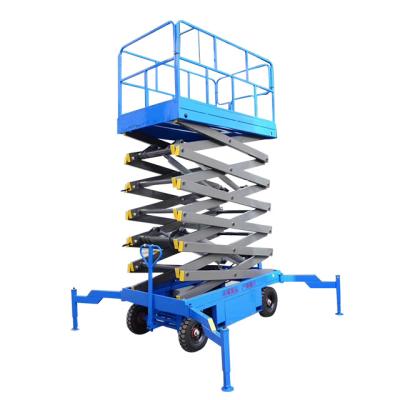 China Hotels Mobile Hydraulic Lift Scissor Platform High Maintenance Lifting Platform for sale