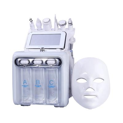 China Pigment Removal 7 IN 1 Hydra Dermabrasion Beauty Machine H2O2 Water Oxygen Bubble Small Peeling Facial Care Beauty Cleaning Equipment for sale