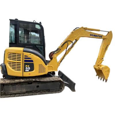 China 100% Mint Original Japanese Komatsu PC55MR Used Excavator Mini Price 5ton Cheap Used Hydraulic Excavator 0.22m²; ³ for sale