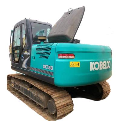 China Almost New Japan Original Used Tracked Excavator Kobelco SK130 Used Hydraulic Excavator In Stock 0.52m™ ³ for sale