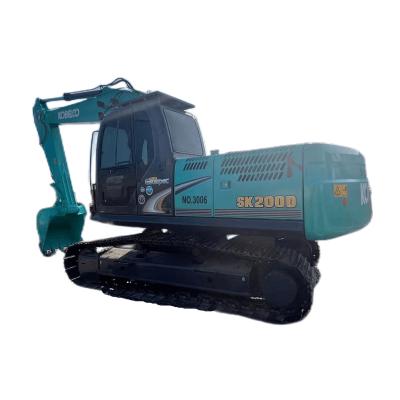 China 2020 Years 95% New Original Japan Used Machinery Kobelco SK200D Rubber Tracked Excavator For Hot Sale 0.93m™; ³ for sale