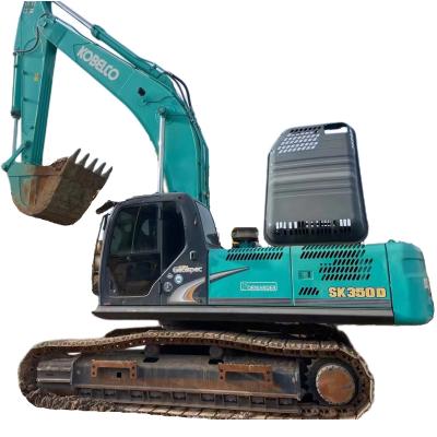 China Japan 35 Ton Used Heavy Duty Equipment Kobelco Original Excavator Hot Seeling SK350D In Good Condition Cheap Price 1.6m²; ³ for sale