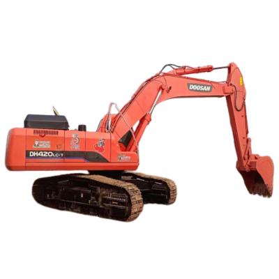 China Korean Original Brand 42 Ton Used Heavy Machinery Rubber Track Doosan DH420LC-7 Excavator In Excellent Working Condition 2.18mÂ ³ for sale