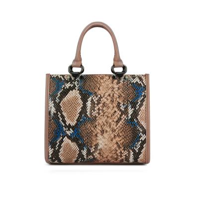 China 2022 latest fashion pu snakeskin ladies fashion crossbody women bag handbag for women for sale