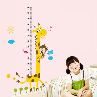 China Sticker Growth Chart Stickers Kids Height Chart Wall Stickers For Kids for sale