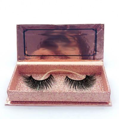 China Long Half 3D Professional Natural Mink Eyelashes Qingdao Vendor for sale