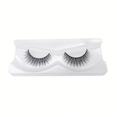 China Long Faux Silk Natural Mink Eyelashes Eyelash Vendors private label 3d false eyelashes for sale