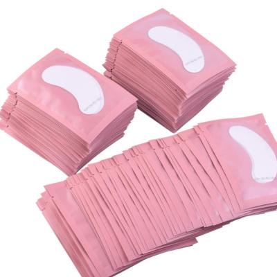 China All Skin Lint Free Eyelash Extension Eye Pads 100pairs Eyelash Extension Paper Patches Grafted Eye Stickers Eyelash Under Eye Pads Eye Paper Patches for sale