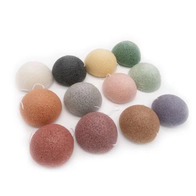 China Pure fiber 100% natural konjac sponge for facial cleaning for sale