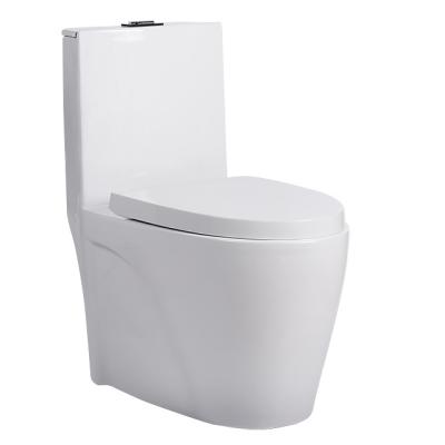 China 2022 Comfortable Modern Bathroom Accessories Ceramic Water Closet One Piece Toilet for sale