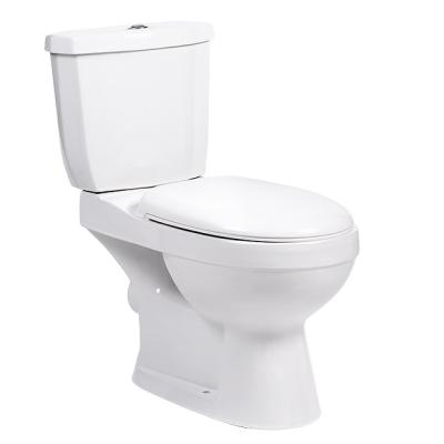 China Traditional Double-Flow Design Bathroom Two Piece Toilet Set Floor Standing Ceramic Toilet for sale