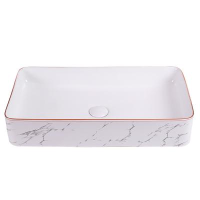 China Most Supplier Contemporary Small Top Washbasin Glossy Finish Ceramic Wash Basin Wholesaler for sale