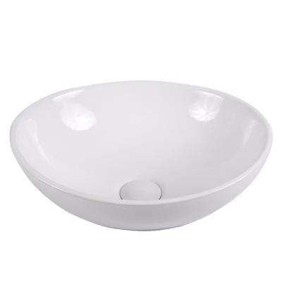 China Rectangular Slim Edge Sink Ceramic Wash Basin 415x335x150mm New Design Contemporary High Quality for sale