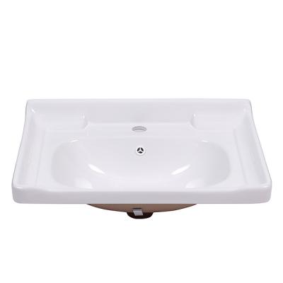 China Bathroom Product Modern Hot Selling Modern Bathroom Sink Rectangular Ceramic Cabinet for sale