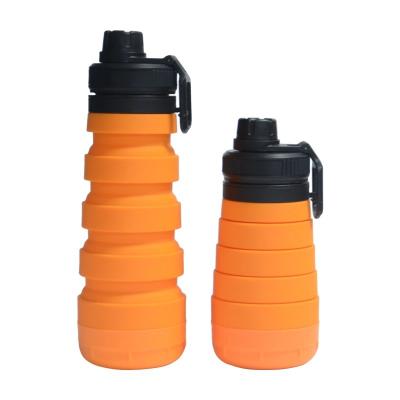 China Modern Wholesale Customizable Collapsible Collapsible Silicone 750ml Water Bottle for sale