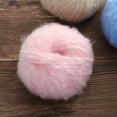 China High quality fancy yarn mohair wool-acrylic blended yarn for crocheting and hand knitting for sale