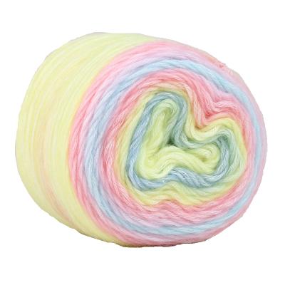 China Anti-bacteria Zhonghuai Space Dyed Acrylic Cotton Polyester Yarns Knitting And Crochet Yarn for sale