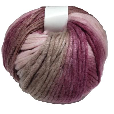 China Anti-pilling Zhonghuai mixed colors acrylic nylon wool mixed air yarn knitting and crochet yarn for sale