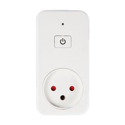 China Socket With Socket Israel Mobile Phone Home APP Control Socket Switch Power Smart Wifi Socket for sale