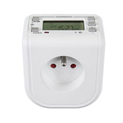 China Multifunctional ETF-68A France 7 Days Weekly Digital Timer Socket Outlets Programmable Automatic Switches For Home Appliance 230V/16A for sale