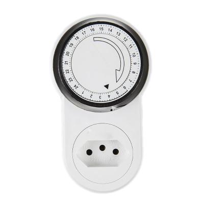 China Multifunctional TB-63A Brazil 24 Hours Outlet Programmable Manual Mechanical Switches Socket Timer For Home Appliance 220V/10A for sale