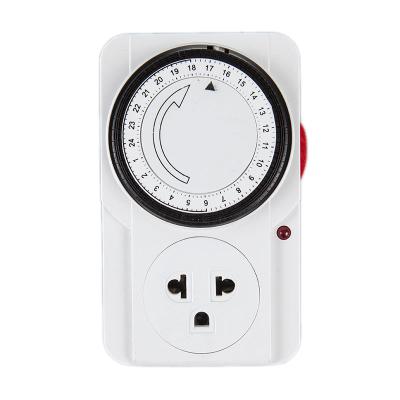 China Multifunctional TT-22A Thailand 24 Hours Outlet Programmable Manual Mechanical Switches Socket Timer for Home Appliance 220V-240V/15A for sale