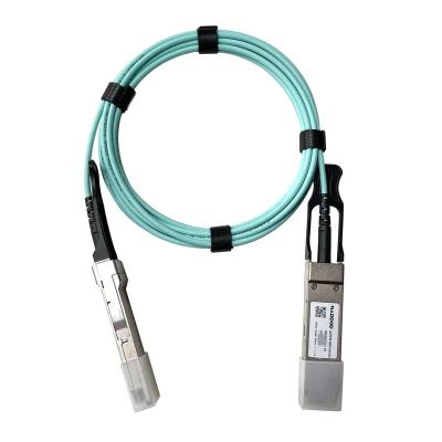 China MFA1A00-E010 IB EDR 100GbE QSFP28 4*25GNRZ 10m Active Ethernet Fiber Optic Cable MFA1A00-E010 for sale