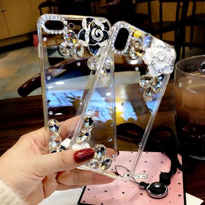 China Luxury custom transparent shockproof acrylic shockproof dragons phone case ladies cell phone cover for 12 13 14 pro for sale