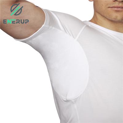 China Anti-Wrinkle Enerup Custom Micro Armpit Shield Lenzing Crewneck Modal Mens Sweat Proof Knitwear T-Shirt for sale