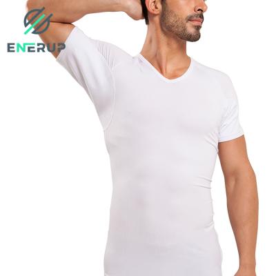 China Enerup Polyester Anti-pilling Shirt Anti-pilling Shirt Moisture Pads Patches Sweatproof Padded Knitwear Absorbing T-shirt OEM/ODM for sale