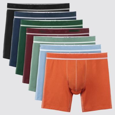 China Enerup OEM/ODM Antibacterial Bamboo Cooling Breathable Mens Panties Boxer Shorts Separatec Underwear for sale