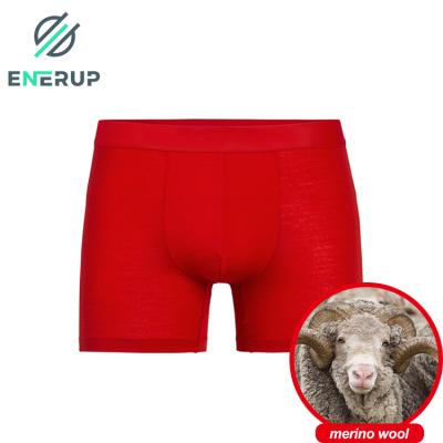 China Antibacterial High Quality Compression Merino Wool Eneurp Bamboo Pouch Men's Para hombre cuecas de mujer Boxer Shorts Briefs Underwear for sale